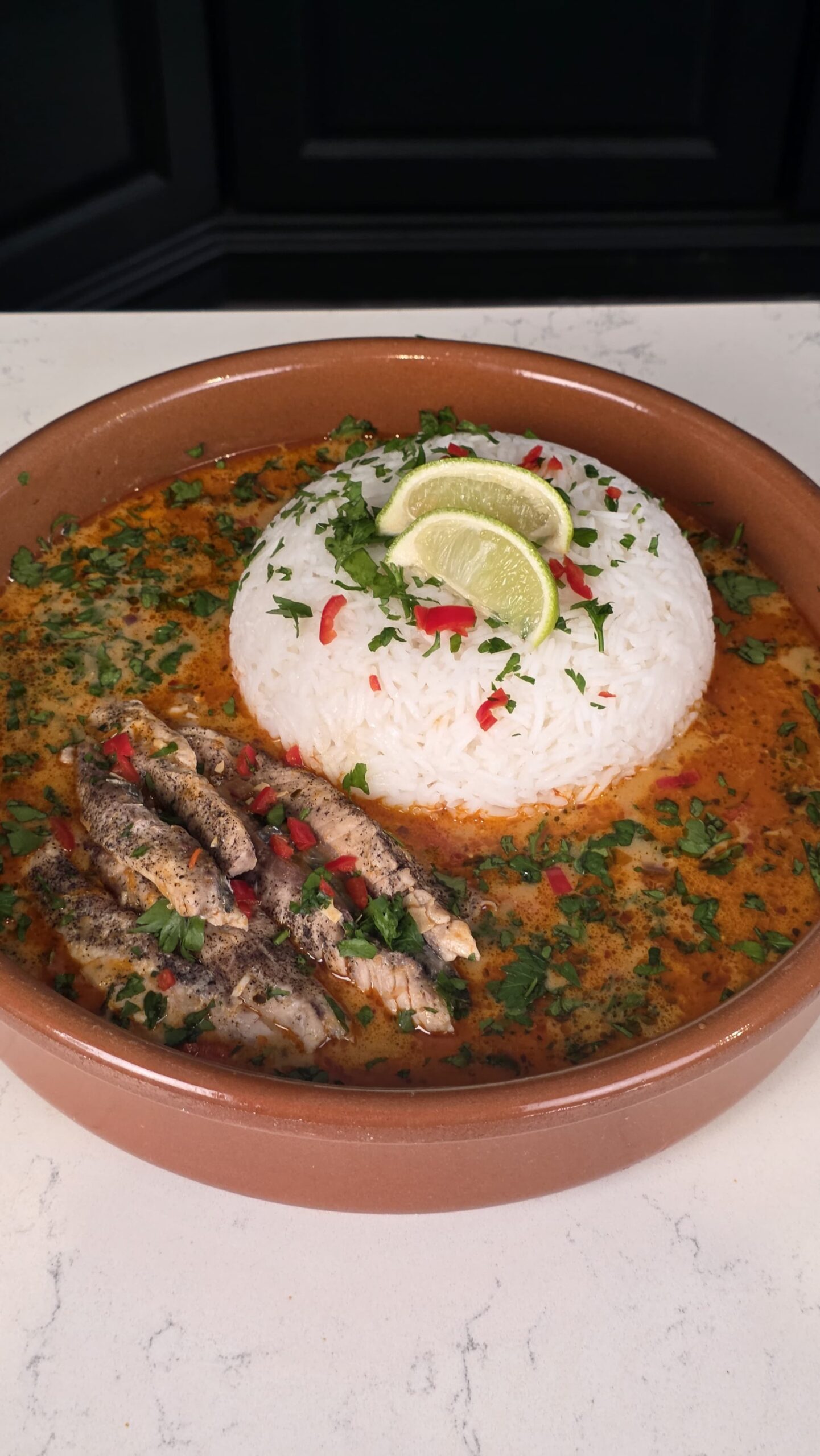 Thai Red Fish Curry Soup