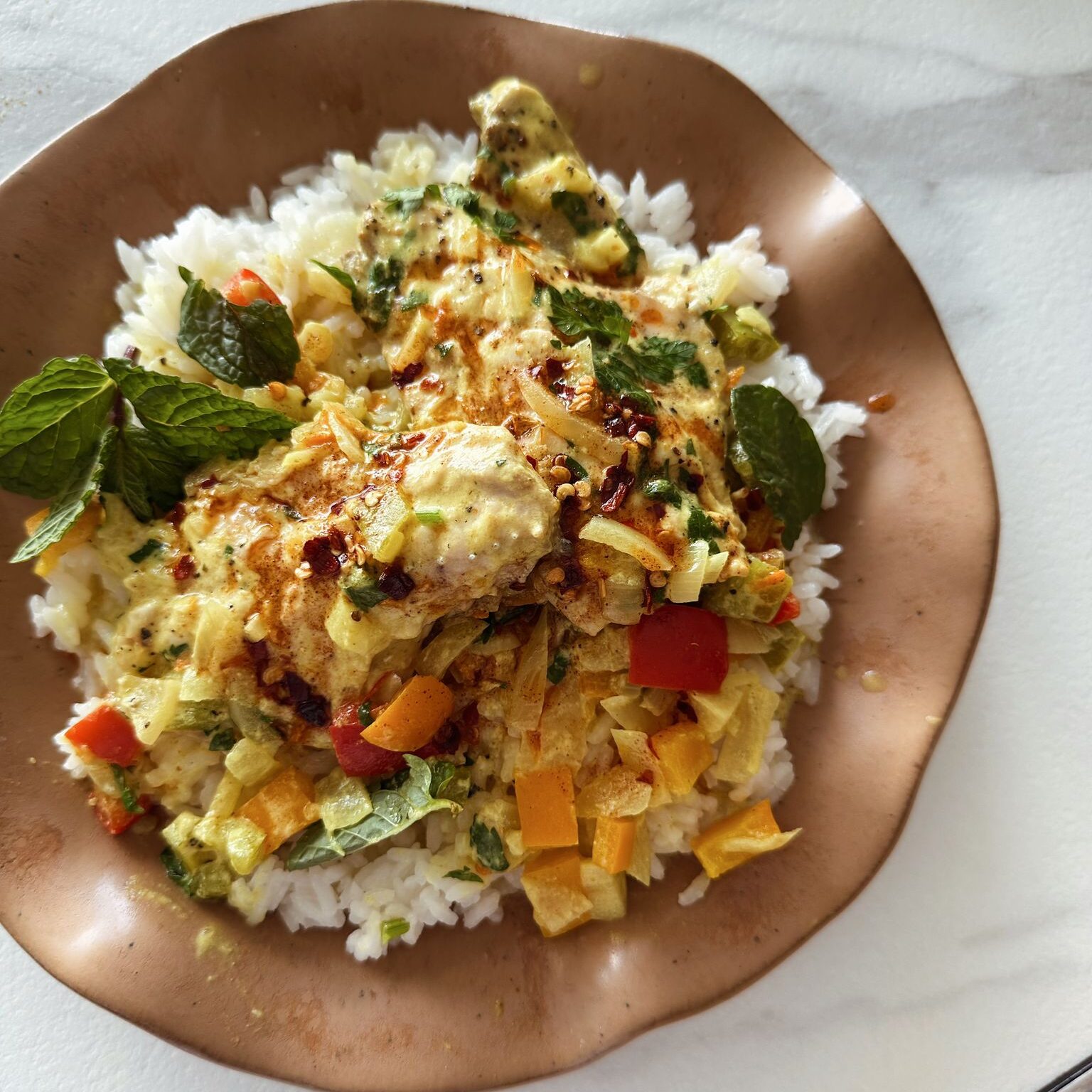 Coconut Poached Horse Mackerel