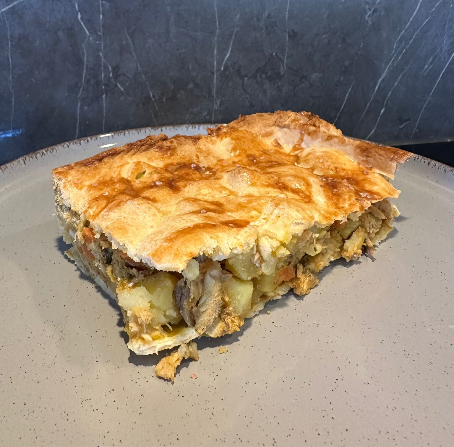 Curried Little Tunny Pie