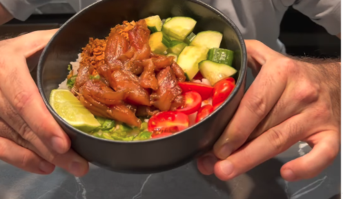 Greater Amberjack Poké Bowl