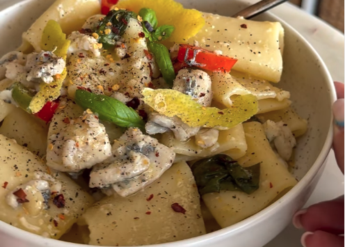 Lemon Pasta with Silver Scabbardfish